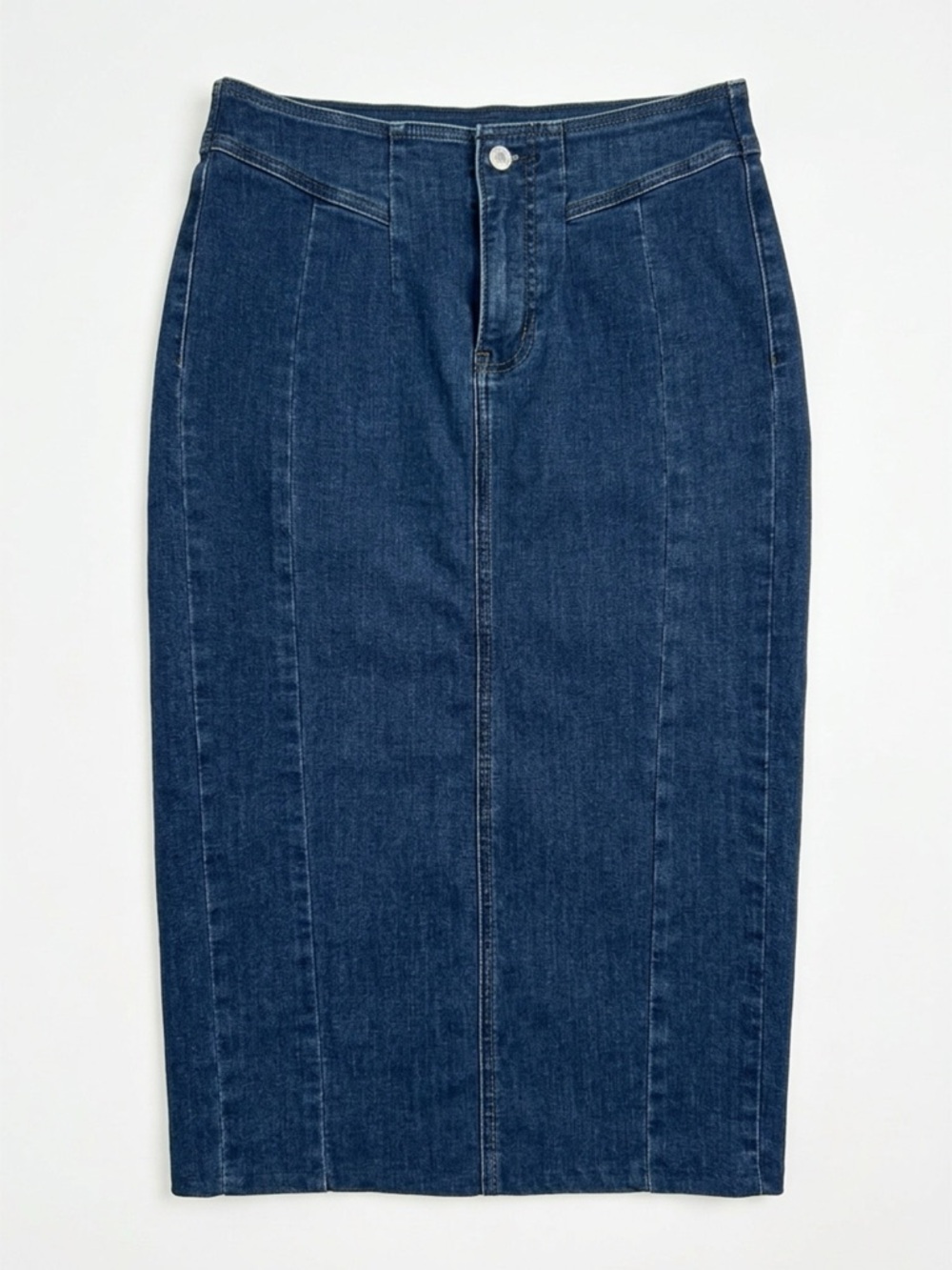 American Eagle Dark Blue Denim Pencil Skirt